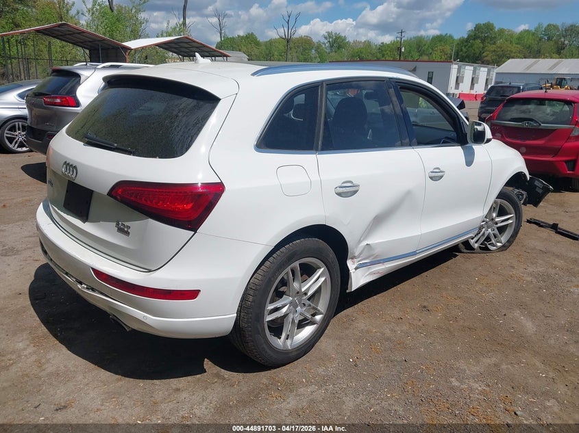 2017 Audi Q5 VIN WA1L2AFP1HA043361 IAAI salvage auction — FRONT END, Salvage - Greater Than 75% (Maryland), sold $2,550 on 2026-07-07 (photo 4)