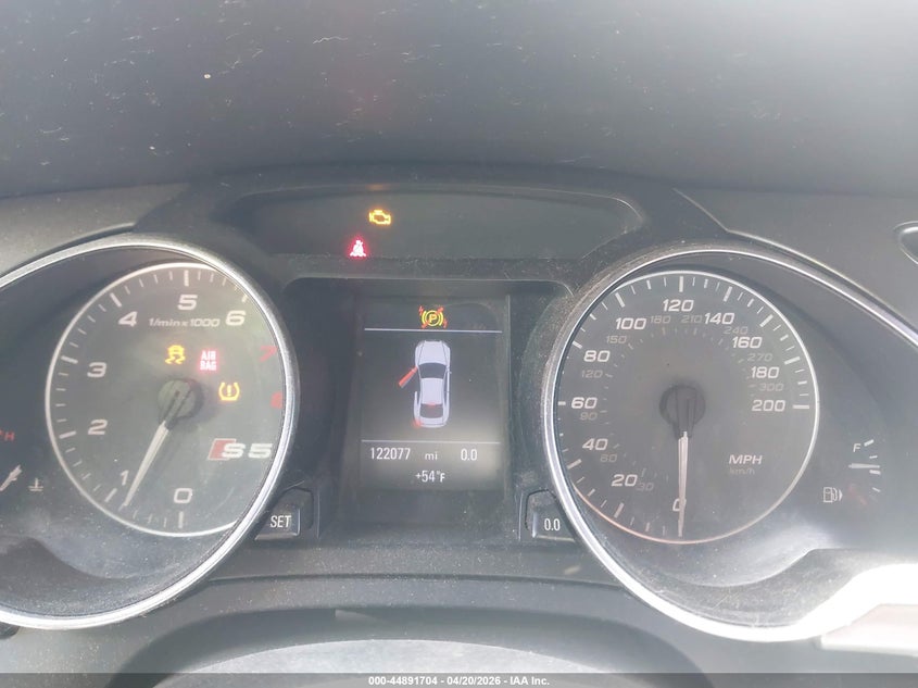 2008 Audi S5 VIN WAURV78T08A016881 IAAI salvage auction — NORMAL WEAR, Salvage (Texas), sold $1,050 on 2026-07-21 (photo 7)