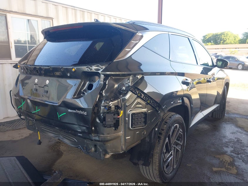 2025 Hyundai Tucson VIN KM8JEDD10SU366628 IAAI salvage auction — REAR END, Salvage Title, sold $17,500 on 2026-07-21 (photo 4)