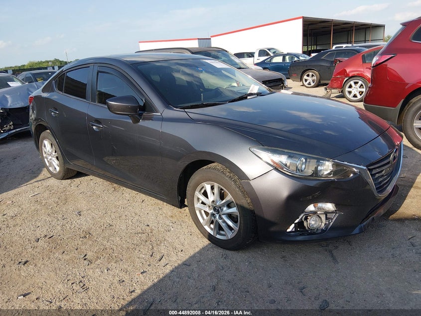 2016 Mazda 3 VIN 3MZBM1W76GM262651 IAAI salvage auction — SIDE, Original (Texas), sold $1,850 on 2026-07-09 (photo 1)