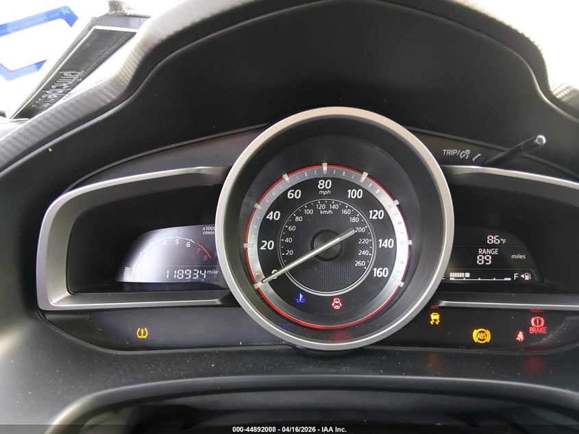 2016 Mazda 3 VIN 3MZBM1W76GM262651 IAAI salvage auction — SIDE, Original (Texas), sold $1,850 on 2026-07-09 (photo 7)