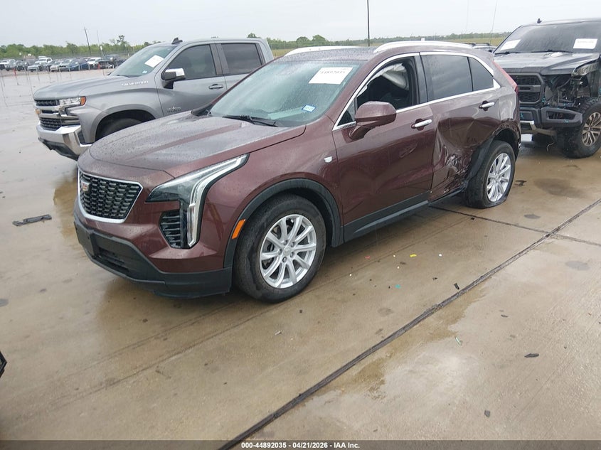 2022 Cadillac Xt4 VIN 1GYAZAR40NF169536 IAAI salvage auction — LEFT SIDE, Original (Texas), sold $8,200 on 2026-07-10 (photo 2)