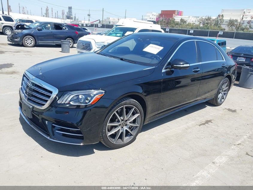 2018 Mercedes-benz S-klasse VIN WDDUG8DB8JA380049 IAAI salvage auction — SIDE, Salvage (California), sold $25,325 on 2026-08-19 (photo 2)