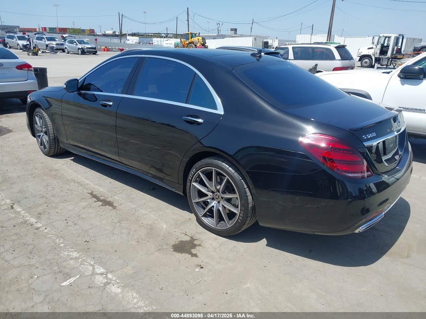 2018 Mercedes-benz S-klasse VIN WDDUG8DB8JA380049 IAAI salvage auction — SIDE, Salvage (California), sold $25,325 on 2026-08-19 (photo 3)