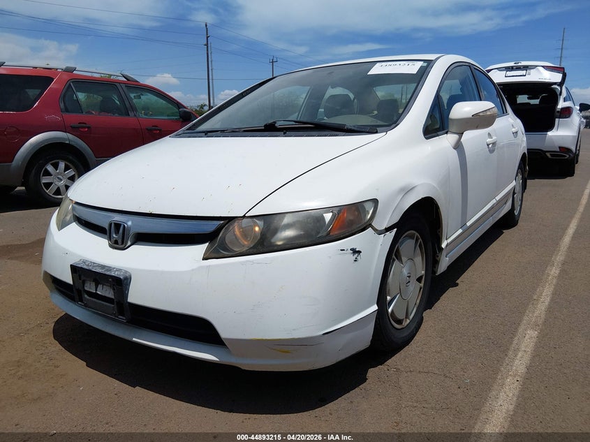 2008 Honda Civic VIN JHMFA36248S013205 IAAI salvage auction — LEFT FRONT, Clear (Hawaii), sold $800 on 2026-07-07 (photo 6)