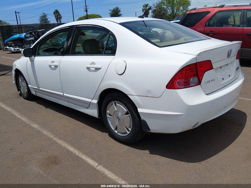 2008 Honda Civic VIN JHMFA36248S013205 IAAI salvage auction — LEFT FRONT, Clear (Hawaii), sold $800 on 2026-07-07 (photo 3)