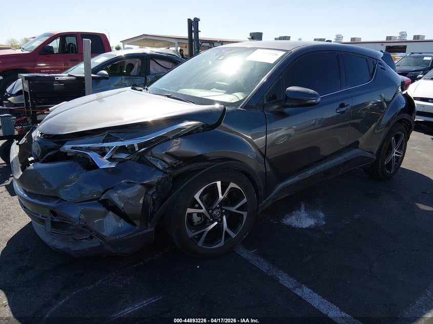 2019 Toyota C-hr VIN JTNKHMBX1K1019023 IAAI salvage auction — FRONT END, Salvage Title, sold $2,875 on 2026-07-17 (photo 2)