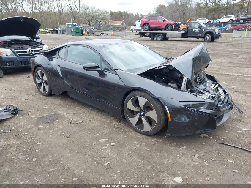 2015 BMW I8 VIN WBY2Z2C54FV391830 IAAI salvage auction — FRONT END, Salvage Title, sold $9,800 on 2026-07-14 (photo 1)
