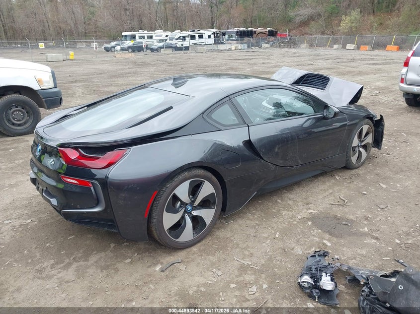 2015 BMW I8 VIN WBY2Z2C54FV391830 IAAI salvage auction — FRONT END, Salvage Title, sold $9,800 on 2026-07-14 (photo 4)