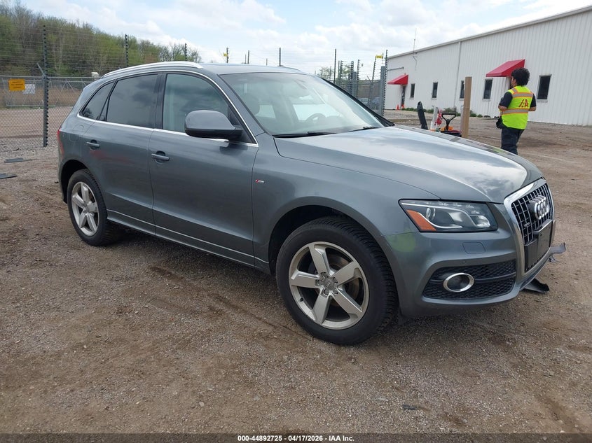 2012 Audi Q5 VIN WA1DKBFP9CA011728 IAAI salvage auction — LEFT FRONT, Salvage (Illinois), sold $1,050 on 2026-07-22 (photo 1)
