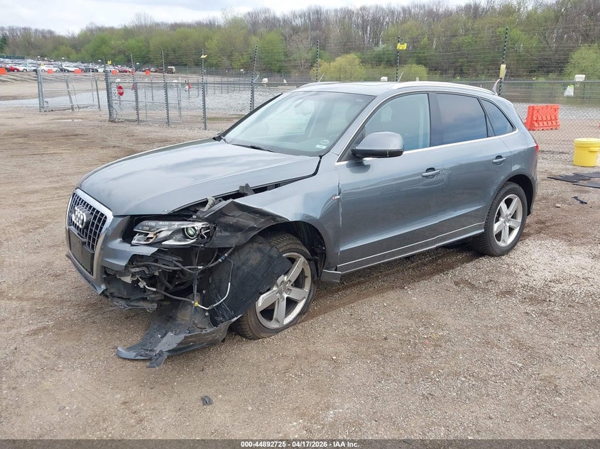 2012 Audi Q5 VIN WA1DKBFP9CA011728 IAAI salvage auction — LEFT FRONT, Salvage (Illinois), sold $1,050 on 2026-07-22 (photo 2)
