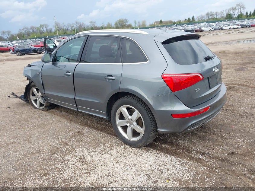 2012 Audi Q5 VIN WA1DKBFP9CA011728 IAAI salvage auction — LEFT FRONT, Salvage (Illinois), sold $1,050 on 2026-07-22 (photo 3)