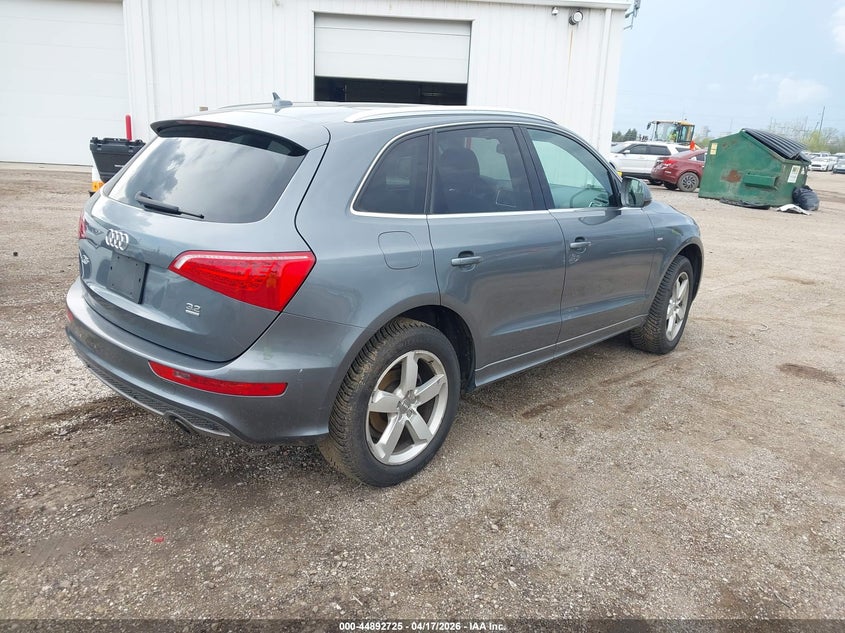 2012 Audi Q5 VIN WA1DKBFP9CA011728 IAAI salvage auction — LEFT FRONT, Salvage (Illinois), sold $1,050 on 2026-07-22 (photo 4)
