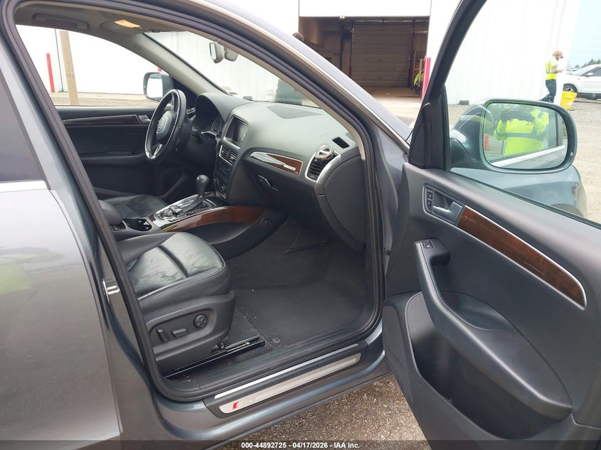 2012 Audi Q5 VIN WA1DKBFP9CA011728 IAAI salvage auction — LEFT FRONT, Salvage (Illinois), sold $1,050 on 2026-07-22 (photo 5)