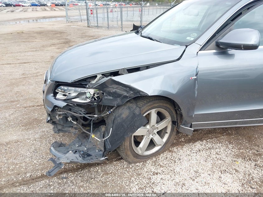 2012 Audi Q5 VIN WA1DKBFP9CA011728 IAAI salvage auction — LEFT FRONT, Salvage (Illinois), sold $1,050 on 2026-07-22 (photo 6)