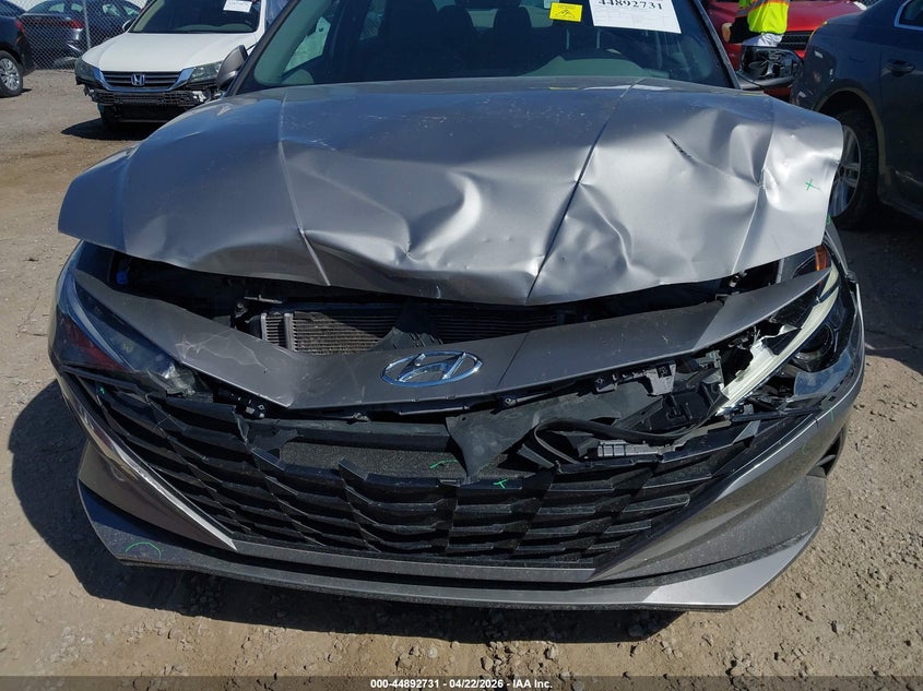 2023 Hyundai Elantra VIN KMHLM4AJ4PU043139 IAAI salvage auction — FRONT END, Salvage Title, sold $3,500 on 2026-07-12 (photo 6)