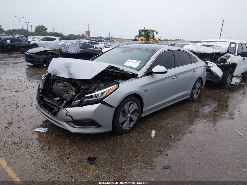 2017 Hyundai Sonata VIN KMHE34L31HA067170 IAAI salvage auction — FRONT END, Original (Texas), sold $1,125 on 2026-07-08 (photo 2)