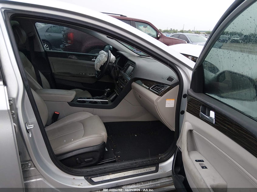 2017 Hyundai Sonata VIN KMHE34L31HA067170 IAAI salvage auction — FRONT END, Original (Texas), sold $1,125 on 2026-07-08 (photo 5)