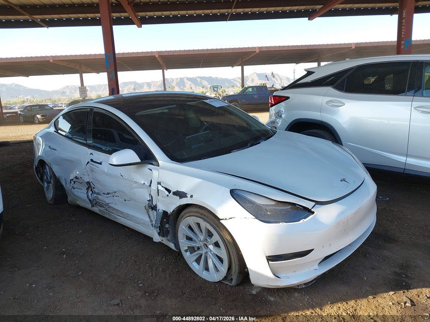 2023 Tesla Model 3 VIN 5YJ3E1EA1PF550874 IAAI salvage auction — RIGHT SIDE, Salvage Title, sold $4,400 on 2026-07-30 (photo 6)