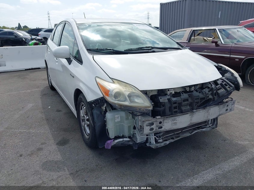 2011 Toyota Prius VIN JTDKN3DU6B1414146 IAAI salvage auction — LEFT FRONT, Salvage (California), sold $1,100 on 2026-07-23 (photo 1)