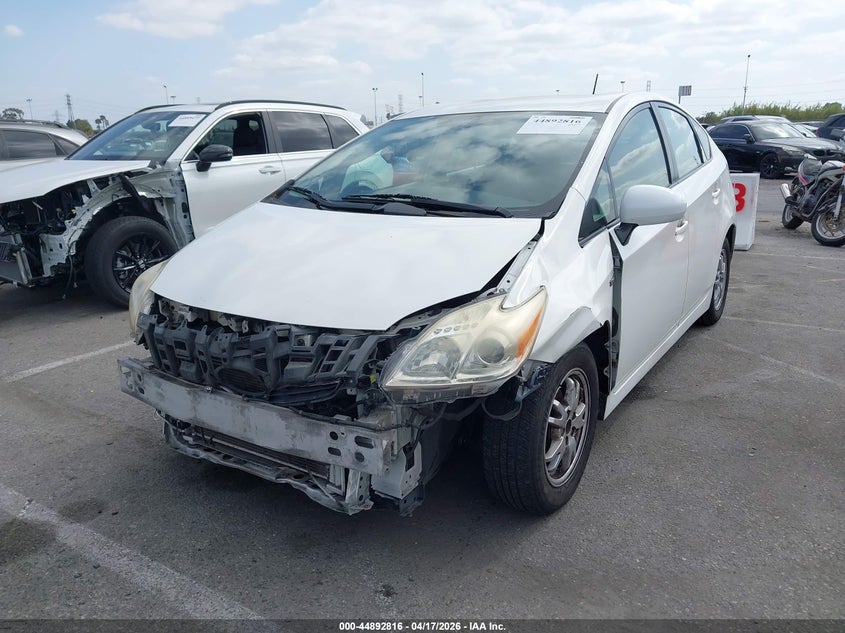 2011 Toyota Prius VIN JTDKN3DU6B1414146 IAAI salvage auction — LEFT FRONT, Salvage (California), sold $1,100 on 2026-07-23 (photo 2)