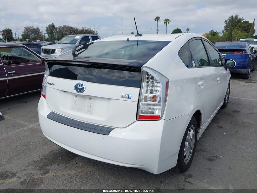 2011 Toyota Prius VIN JTDKN3DU6B1414146 IAAI salvage auction — LEFT FRONT, Salvage (California), sold $1,100 on 2026-07-23 (photo 4)