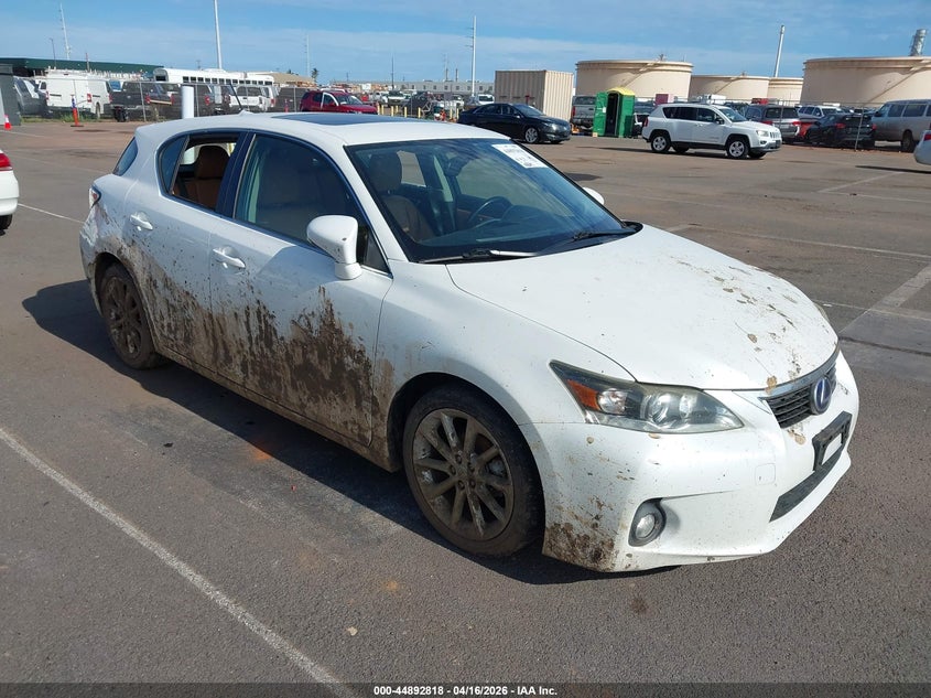 2012 Lexus Ct VIN JTHKD5BH6C2103637 IAAI salvage auction — SIDE, Salvage (Hawaii), sold $125 on 2026-07-28 (photo 1)
