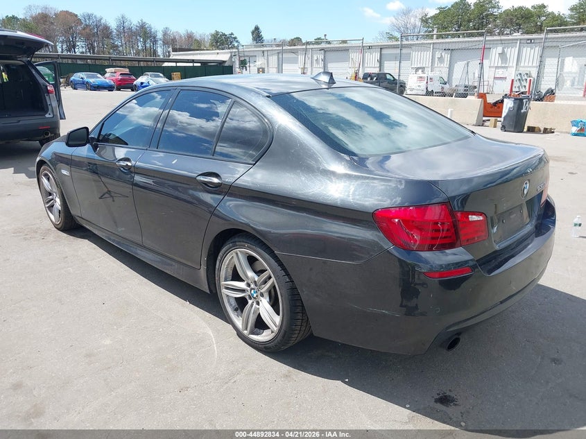 2013 BMW 5er VIN WBAFR7C51DC821240 IAAI salvage auction — SIDE, Mv-907A (New York), sold $2,450 on 2026-07-26 (photo 3)