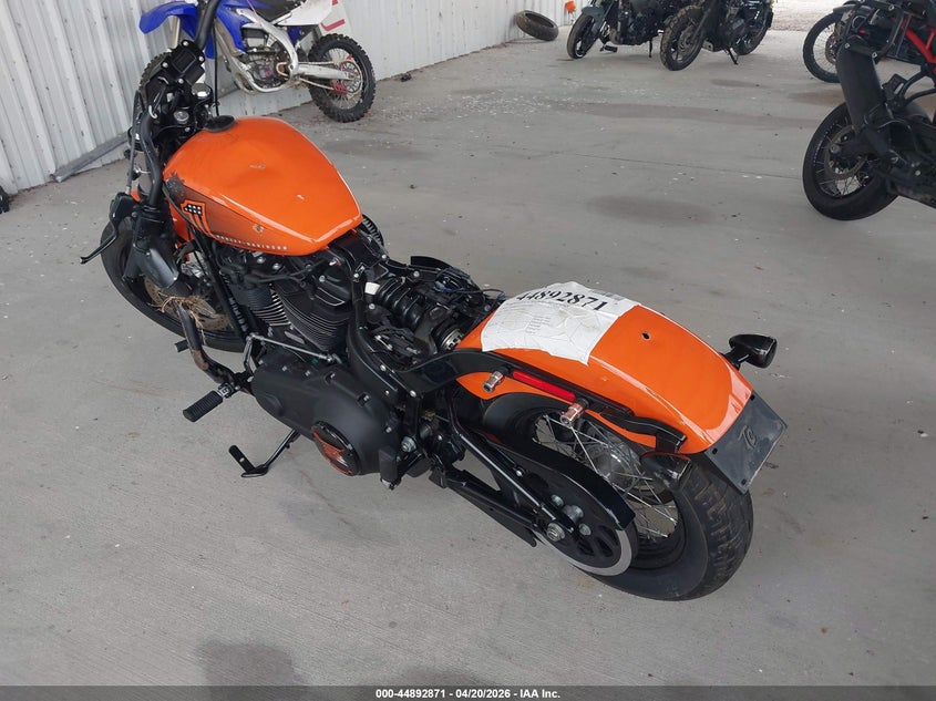 2021 Harley-davidson Street bob VIN 1HD1YYK18MB056892 IAAI salvage auction — FRONT END, Salvage (Texas), sold $3,500 on 2026-07-07 (photo 3)
