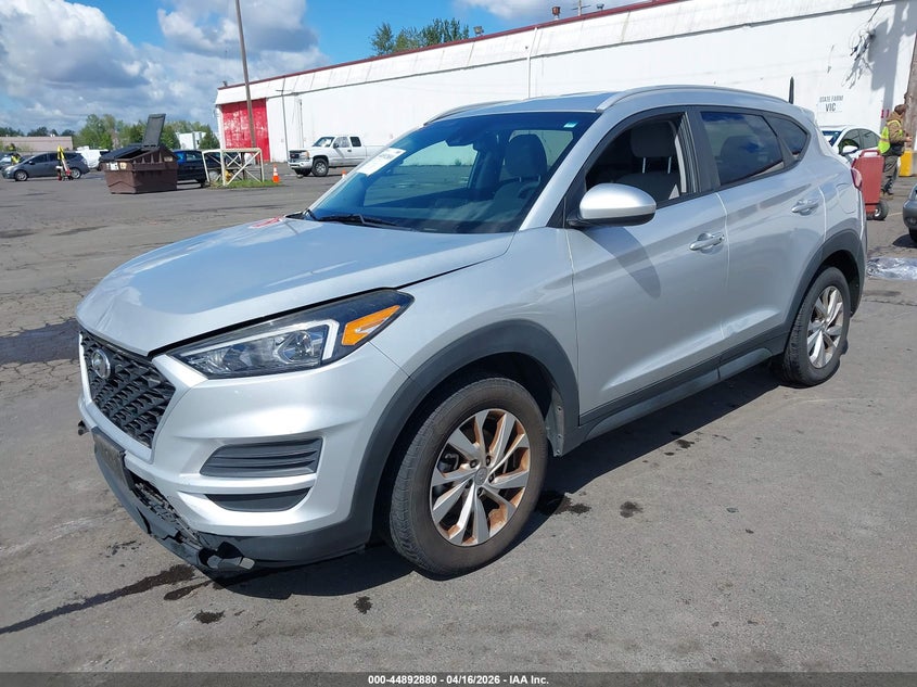 2019 Hyundai Tucson VIN KM8J3CA48KU031681 IAAI salvage auction — FRONT & REAR, Salvage (Oregon), sold $3,500 on 2026-07-09 (photo 2)