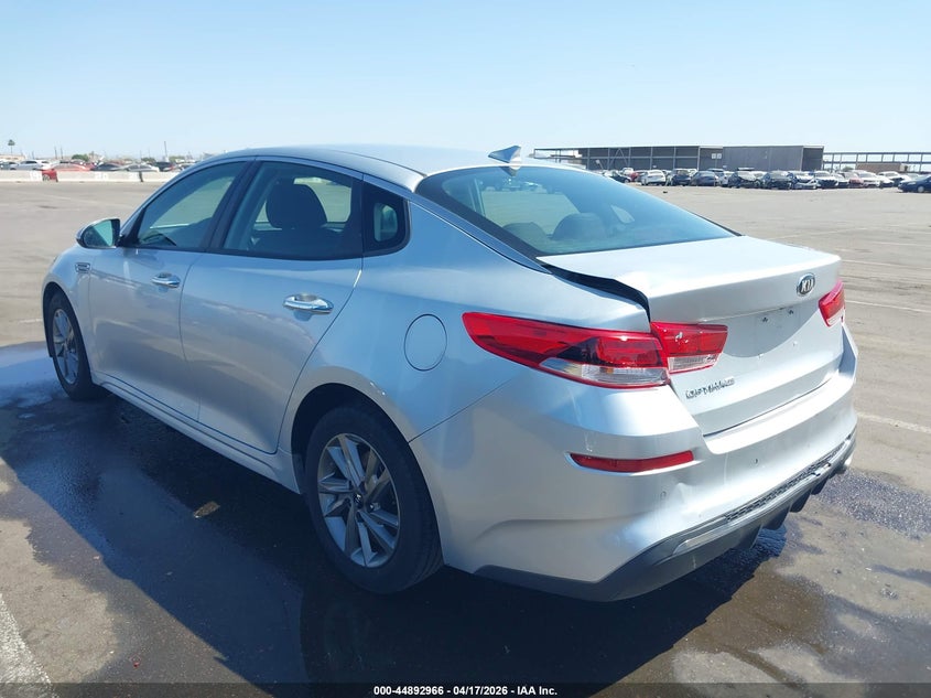 2020 Kia Optima VIN 5XXGT4L31LG416175 IAAI salvage auction — REAR END, Salvage Title, sold $2,600 on 2026-08-02 (photo 3)