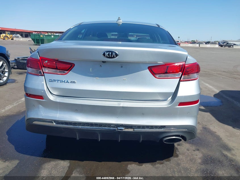 2020 Kia Optima VIN 5XXGT4L31LG416175 IAAI salvage auction — REAR END, Salvage Title, sold $2,600 on 2026-08-02 (photo 6)