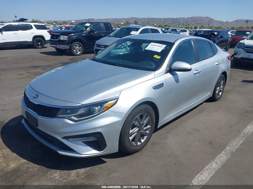 2020 Kia Optima VIN 5XXGT4L31LG416175 IAAI salvage auction — REAR END, Salvage Title, sold $2,600 on 2026-08-02 (photo 2)