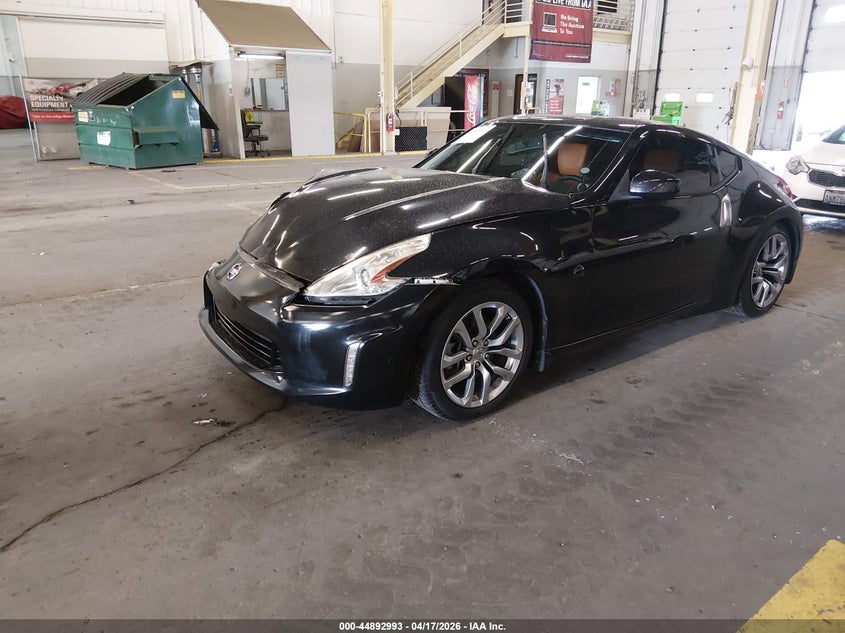 2013 Nissan 370z VIN JN1AZ4EH8DM380903 IAAI salvage auction — RIGHT FRONT, Salvage (Oregon), sold $2,600 on 2026-07-09 (photo 2)