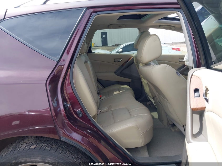 2014 Nissan Murano VIN JN8AZ1MW4EW509676 IAAI salvage auction — FRONT END, Salvage Title, sold $825 on 2026-07-08 (photo 8)