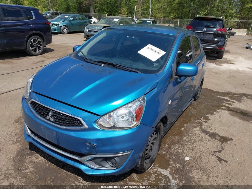 2019 Mitsubishi Mirage VIN ML32A3HJ5KH014908 IAAI salvage auction — REAR END, Salvage Title, sold $650 on 2026-07-11 (photo 2)