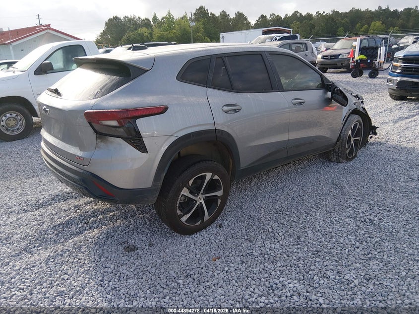 2024 Chevrolet Trax VIN KL77LGE20RC115330 IAAI salvage auction — FRONT END, Salvage (Alabama), sold $1,900 on 2026-07-23 (photo 4)