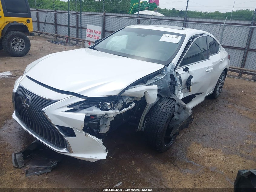 2019 Lexus ES VIN JTHB21B10K2024206 IAAI salvage auction — FRONT END, Clear (Oklahoma), sold $8,250 on 2026-07-22 (photo 2)