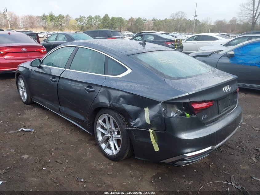 2024 Audi A5 VIN WAUDACF56RA102751 IAAI salvage auction — REAR END, Mv-907A (New York), sold $15,050 on 2026-07-07 (photo 3)