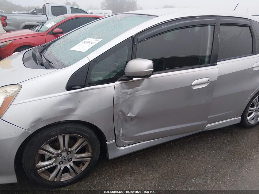 2011 Honda Fit VIN JHMGE8H63BC013168 IAAI salvage auction — LEFT SIDE, Salvage (Texas), sold $1,150 on 2026-07-30 (photo 6)