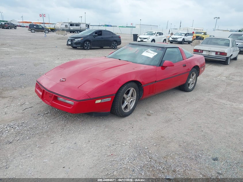 1987 Chevrolet Corvette VIN 1G1YY2181H5103060 IAAI salvage auction — RIGHT SIDE, Original (Texas), sold $1,050 on 2026-07-08 (photo 2)