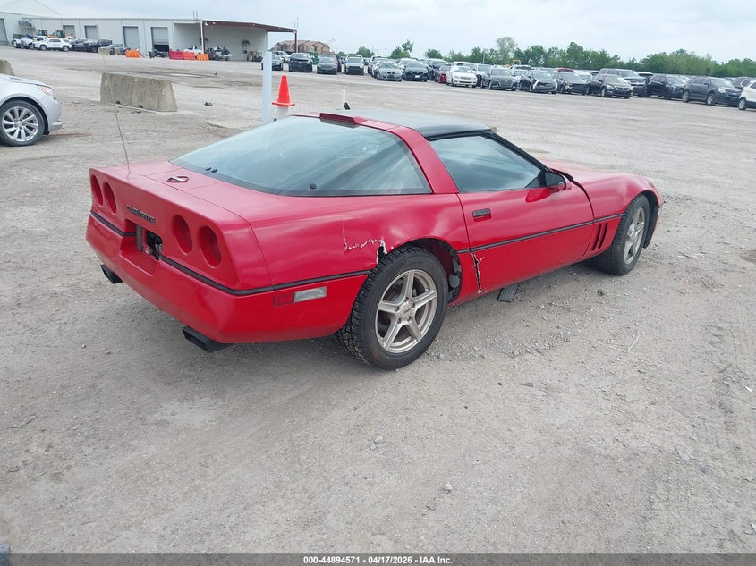 1987 Chevrolet Corvette VIN 1G1YY2181H5103060 IAAI salvage auction — RIGHT SIDE, Original (Texas), sold $1,050 on 2026-07-08 (photo 4)