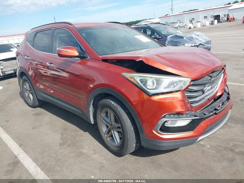 2017 Hyundai Santa fe VIN 5XYZU3LB5HG417792 IAAI salvage auction — FRONT END, Salvage Title, sold $2,050 on 2026-07-29 (photo 1)