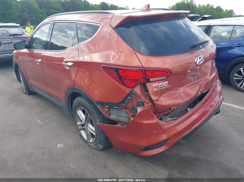 2017 Hyundai Santa fe VIN 5XYZU3LB5HG417792 IAAI salvage auction — FRONT END, Salvage Title, sold $2,050 on 2026-07-29 (photo 3)