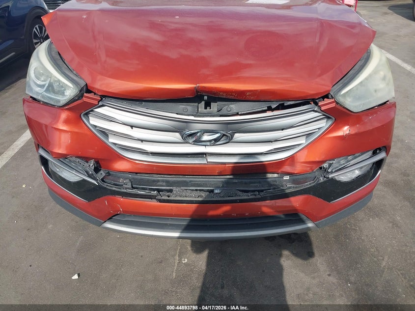2017 Hyundai Santa fe VIN 5XYZU3LB5HG417792 IAAI salvage auction — FRONT END, Salvage Title, sold $2,050 on 2026-07-29 (photo 6)