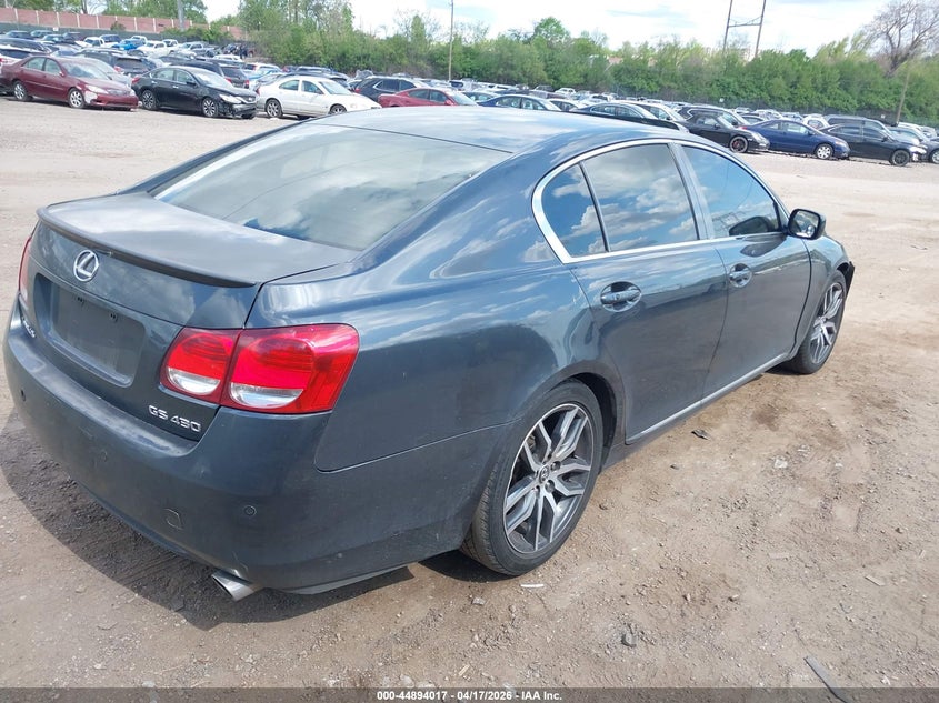 2006 Lexus Gs 430 VIN JTHBN96S965005876 IAAI salvage auction — NORMAL WEAR, Salvage (Texas), sold $950 on 2026-07-24 (photo 4)