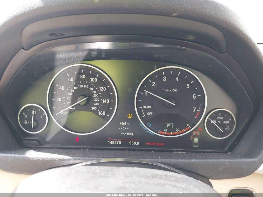 2014 BMW 3er VIN WBA3B5G51ENS06344 IAAI salvage auction — RIGHT FRONT, Salvage - Greater Than 75% (Maryland), sold $25 on 2026-07-22 (photo 7)