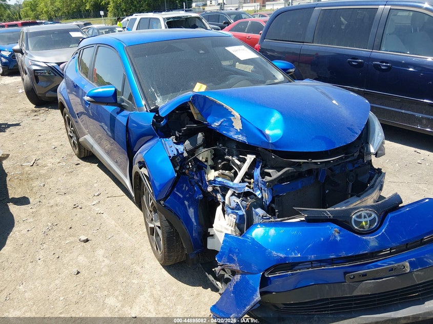 2018 Toyota C-hr VIN NMTKHMBX2JR011033 IAAI salvage auction — FRONT & REAR, Salvage (Kentucky), sold $1,725 on 2026-08-01 (photo 1)