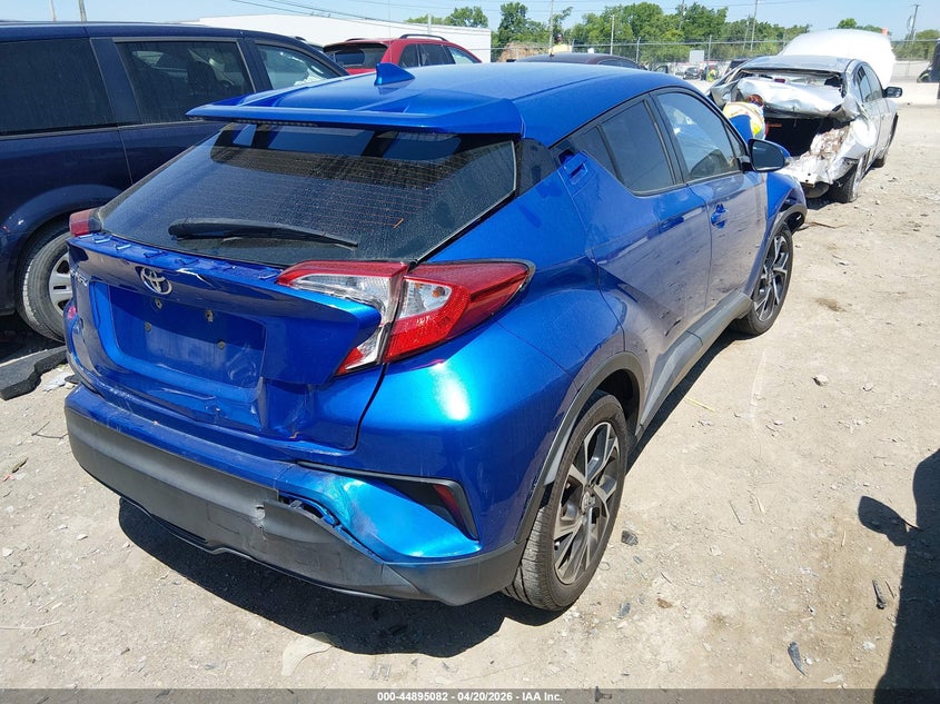2018 Toyota C-hr VIN NMTKHMBX2JR011033 IAAI salvage auction — FRONT & REAR, Salvage (Kentucky), sold $1,725 on 2026-08-01 (photo 4)