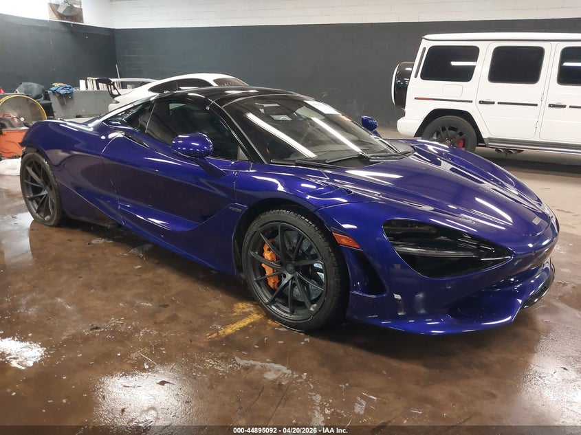 2025 Mclaren 750s VIN SBM14BCA4SW009459 IAAI salvage auction — REAR END, Salvage (Georgia), sold $181,000 on 2026-07-14 (photo 1)